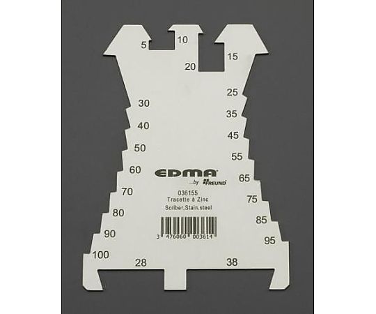 エスコ けがきプレート EA652AD-1 1個(ご注文単位1個)【直送品】