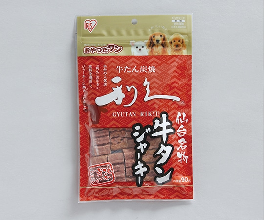 アイリスオーヤマ 仙台名産 利久牛タンジャーキー 90g GTJ-90RG 1袋（ご注文単位1袋）【直送品】