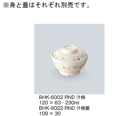 三信化工 汁椀蓋 ロンド BHK-6022_RND 1個（ご注文単位1個）【直送品】