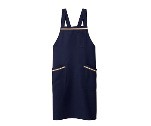 住商モンブラン エプロン ネイビー/ブラウン 5-804 フリー 1枚（ご注文単位1枚）【直送品】