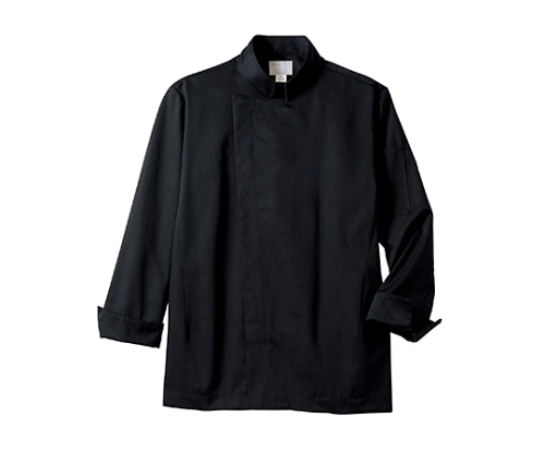 住商モンブラン コックコート 男女兼用 長袖 黒 6-1003 LL 1枚（ご注文単位1枚）【直送品】