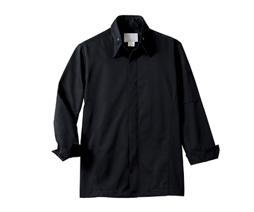 住商モンブラン コックコート 男女兼用 長袖 黒 6-1023 L 1枚（ご注文単位1枚）【直送品】