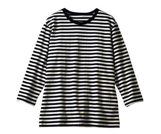 住商モンブラン カットソー 兼用 8分袖 ブラックボーダー SS BW2506-10 1枚（ご注文単位1枚）【直送品】