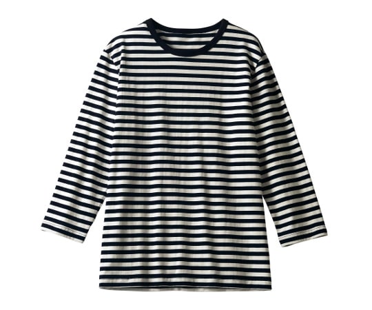 住商モンブラン カットソー 兼用 8分袖 ブルーボーダー M BW2506-91 1枚（ご注文単位1枚）【直送品】