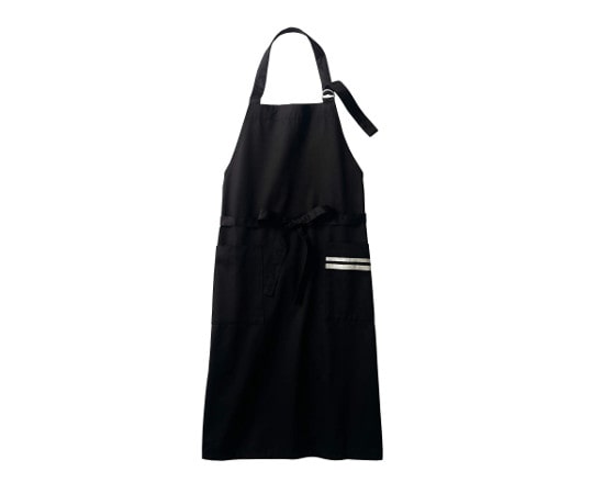 住商モンブラン エプロン 兼用 ブラック/グレー フリー BW5502-18 1枚（ご注文単位1枚）【直送品】