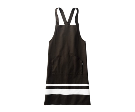 住商モンブラン エプロン 兼用 ブラウン/ホワイト フリー BW5505-72 1枚（ご注文単位1枚）【直送品】