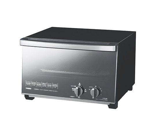 ツインバード ミラーガラス オーブントースター TS-D047B ブラック 607002 1個（ご注文単位1個）【直送品】