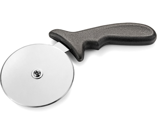 エムテートリマツ 黒プラ柄ピザカッター PC-04 1個（ご注文単位1個）【直送品】