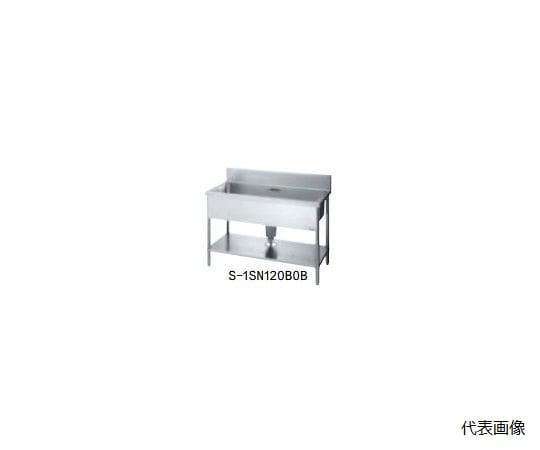 LIXIL（sunwave） 一槽流し台 S-1SN型 バックガード付き 120×80cm S-1SN120C-0B80 1個（ご注文単位1個）【直送品】