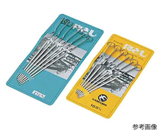 アズワン 18-8台紙付プロセット(6本組) 240mm  1個（ご注文単位1個）【直送品】