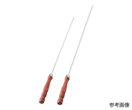 アズワン 木柄角型バーベキュー串 39cm  1個（ご注文単位1個）【直送品】