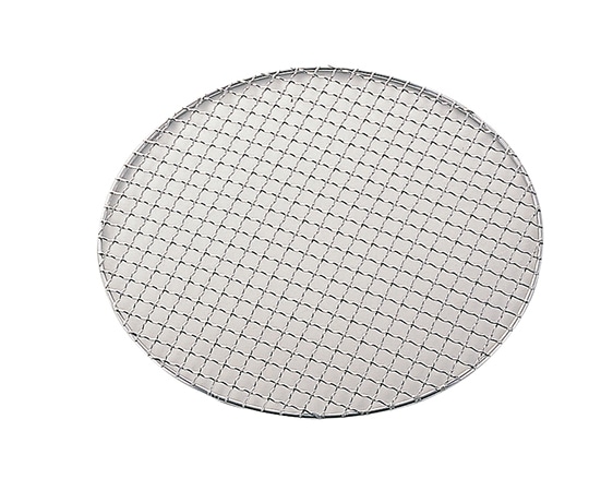 エムテートリマツ 18-8ステン太線クリンプ焼網 丸 21cm  1個（ご注文単位1個）【直送品】