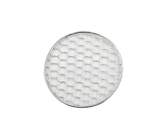 エムテートリマツ 18-8亀甲焼網(丸) 小  1個（ご注文単位1個）【直送品】