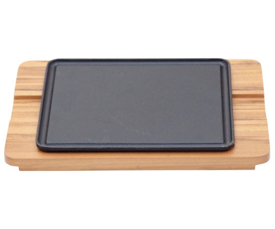 ノボダ シェラスコ 角ステーキ鉄板セット 10239/162 301141 1個(ご注文単位1個)【直送品】