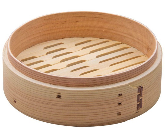 森田金網篩製作所 杉中華セイロ身 外寸270×70mm 段無し 017359027 1個（ご注文単位1個）【直送品】