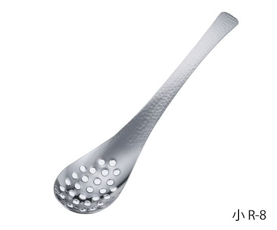 ワダコーポレーション 18-8宴(Utage)槌目レンゲスプーン 中 穴明 R-6 1個（ご注文単位1個）【直送品】