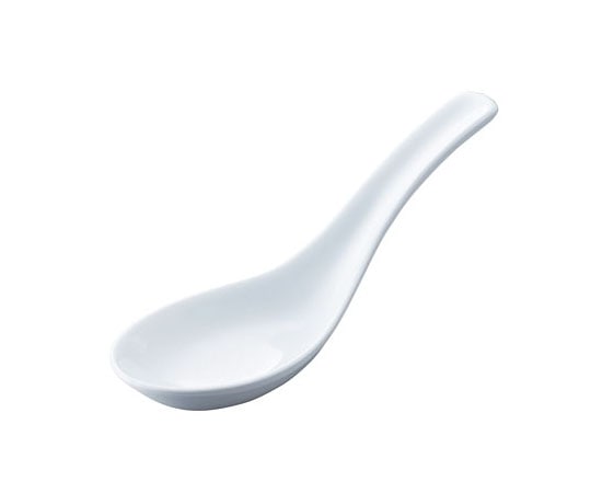 カンダ 強化白磁レンゲ 中 73526-316 1個（ご注文単位1個）【直送品】