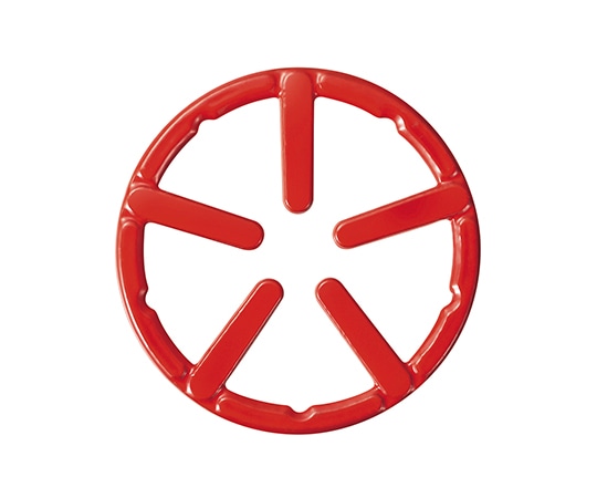 パール金属 フェール 鉄鋳物製ミニ五徳 ホーロー加工 レッド HB-4196 1個（ご注文単位1個）【直送品】