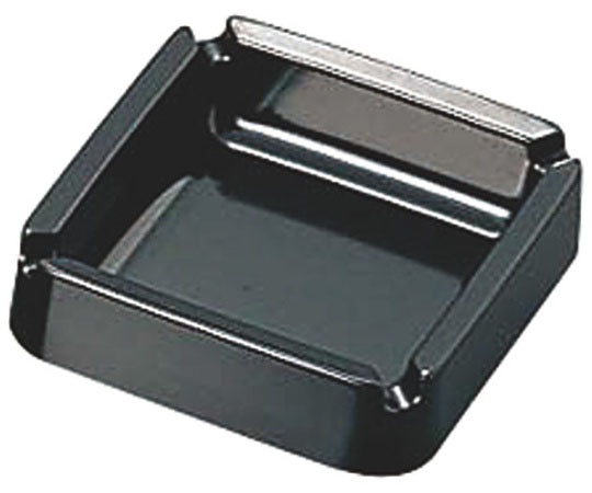 エンテック A270 カラー灰皿角 切り込み付 茶 190122 1個（ご注文単位1個）【直送品】