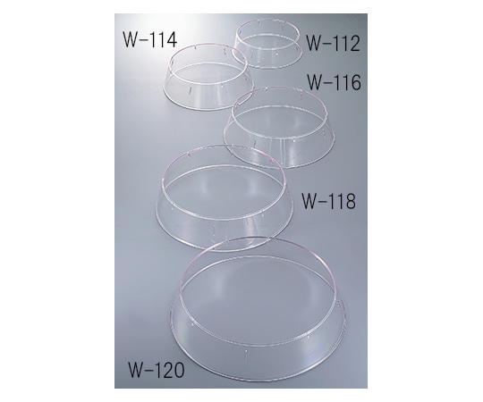 エンテック 皿枠 丸 18吋用 抗菌 W-118 1個（ご注文単位1個）【直送品】