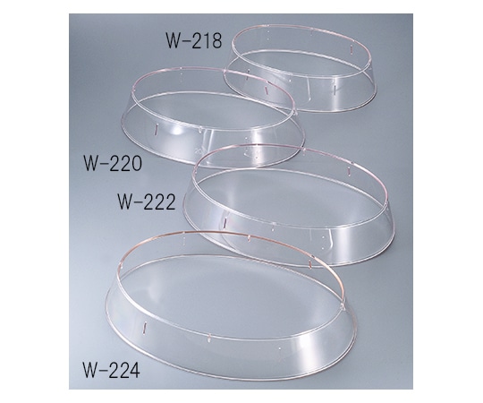 エンテック 皿枠 小判型 22吋用 抗菌 W-222 1個（ご注文単位1個）【直送品】