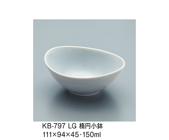 三信化工 楕円小鉢 青磁 KB-797_LG 1個（ご注文単位1個）【直送品】