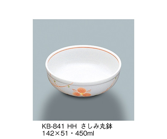 三信化工 さしみ丸鉢 初花 KB-841_HH 1個（ご注文単位1個）【直送品】