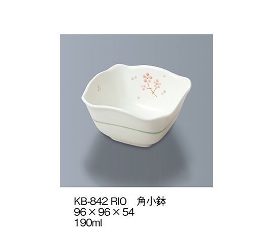 三信化工 角小鉢 里桜 KB-842_RIO 1個（ご注文単位1個）【直送品】