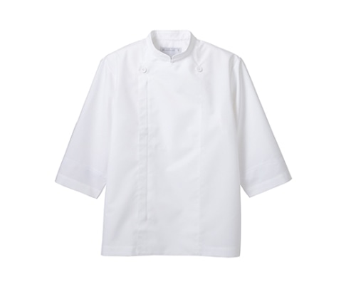 住商モンブラン コックコート 兼用 7分袖ネット付 白 6-521 LL 1枚（ご注文単位1枚）【直送品】