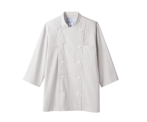 住商モンブラン コックジャケット男女兼用 7分袖 グレー 6-575 3L 1枚（ご注文単位1枚）【直送品】