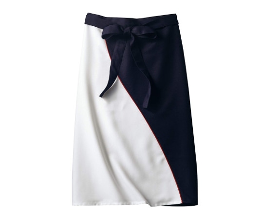 住商モンブラン サロンエプロン 兼用 ブルー/ホワイト フリー BW5507-29 1枚（ご注文単位1枚）【直送品】