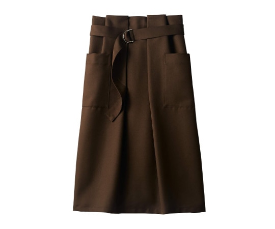 住商モンブラン サロンエプロン 兼用 ブラウン L BW9501-7 1枚（ご注文単位1枚）【直送品】