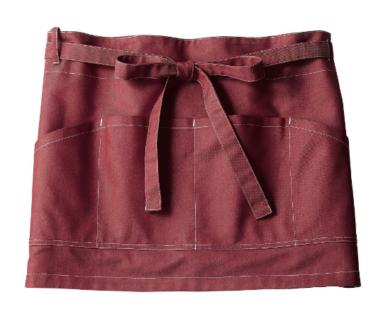 住商モンブラン サロンエプロン 兼用 レッド/チャコール フリー BW9503-43 1枚（ご注文単位1枚）【直送品】