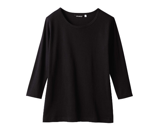 住商モンブラン Tシャツ 兼用 8分袖 黒 S CE423-1 1枚（ご注文単位1枚）【直送品】