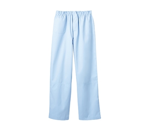 住商モンブラン パンツ 男女兼用 サックス 裾インナー付 7-592 L 1枚（ご注文単位1枚）【直送品】