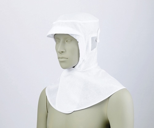住商モンブラン 吸汗頭巾帽子 白 9-923 フリー 1枚（ご注文単位1枚）【直送品】