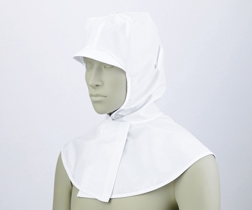住商モンブラン 頭巾帽子 白 9-941 フリー 1枚（ご注文単位1枚）【直送品】