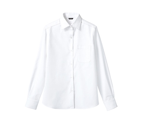住商モンブラン シャツ レディス 長袖 白 BF2201-2 15 1枚（ご注文単位1枚）【直送品】