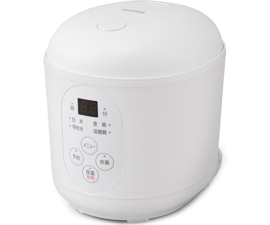 アイリスオーヤマ ジャー炊飯器 1.5合 ホワイト RC-MF15-W 1個（ご注文単位1個）【直送品】