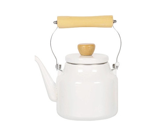 パール金属 フェスカ ホーロードリップストレートケットル 1.5L ホワイト HB-924 1個（ご注文単位1個）【直送品】