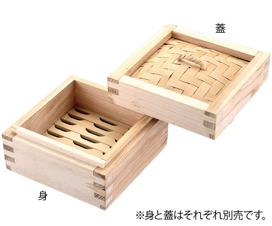 カンダ 本格派杉製角型セイロ 身 15cm 436399 1個（ご注文単位1個）【直送品】