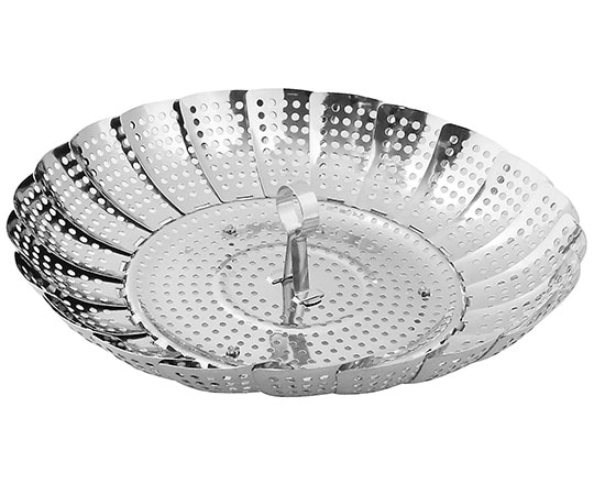 WIZ'A(アークランドサカモト) ステンレス製 むし器 ジャンボ 17.5~27cm TP077 1個（ご注文単位1個）【直送品】