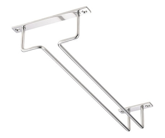 カンダ 18-8グラスハンガー 1連 (レール内21x290mm)  1個（ご注文単位1個）【直送品】