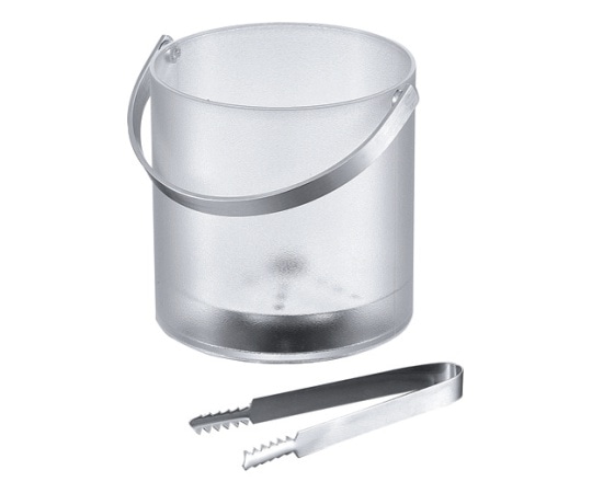 丸山ステンレス Be アイスペール シングル クリア Be-968 1個(ご注文単位1個)【直送品】