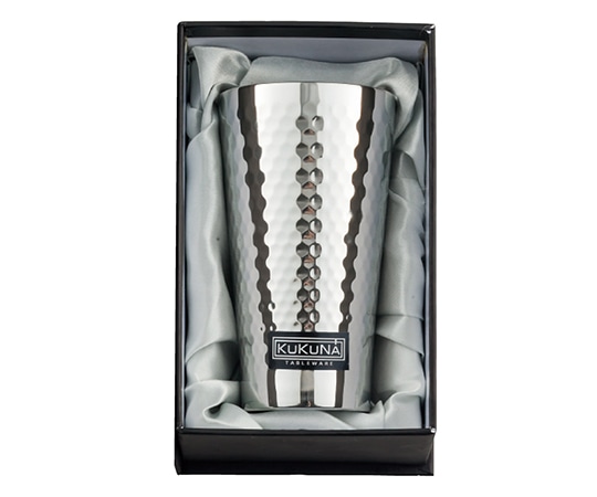 アズワン ステンレスタンブラー 350mL(ミラー､槌目仕上げ) 6140-015 1個（ご注文単位1個）【直送品】