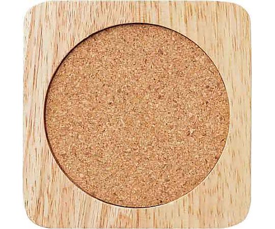 まるき ウッドコースター角型 10枚入 042273 1セット（ご注文単位1セット）【直送品】