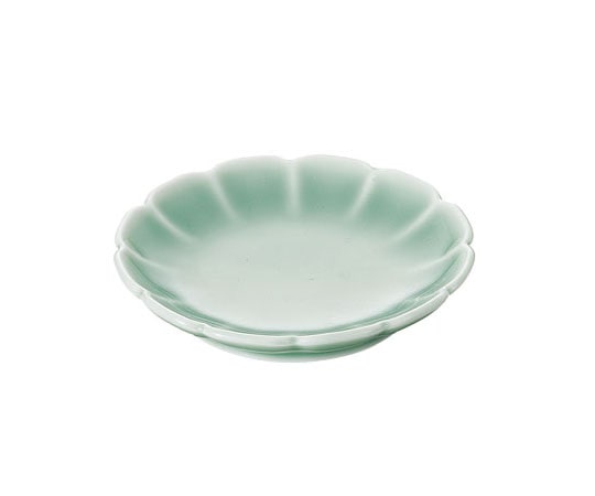 カンダ 砧青磁仏跳壇 花割皿 小  1個（ご注文単位1個）【直送品】