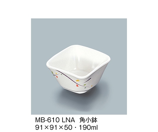 三信化工 角小鉢 ルナデコール MB-610_LNA 1個（ご注文単位1個）【直送品】