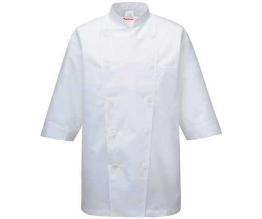 KAZEN 兼用コックシャツ オフ白 SS 421-70 SS 1枚（ご注文単位1枚）【直送品】