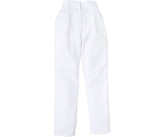 KAZEN レディススラックス 白 4L 821-90 4L 1枚（ご注文単位1枚）【直送品】